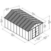 Kép 6/13 - Palram Yukon 11'x4,1' hosszabbító panel 5