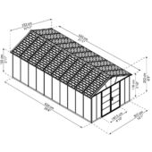 Kép 13/13 - Palram Yukon 11'x4,1' hosszabbító panel 12