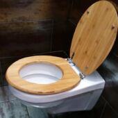 Kép 2/5 - Bambusz wc tető