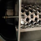 Kép 8/8 - Motors INOX zúzó- bogyózó behordó csigás DMCI