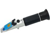 Kép 3/5 - Gyümölcs refraktométer, 0-45% (BRIX/CUKOR) 0-25% (ALKOHOL) kalibrálású led-fejes optikai műszer