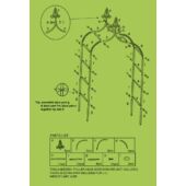 Kép 2/3 - Rózsakapu 255x140x38cm