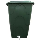 Kép 1/3 - ECOTANK 200 literes szögletes esővízgyűjtő tetővel és 3/4