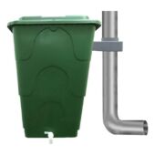 Kép 3/3 - ECOTANK 200 literes szögletes esővízgyűjtő tetővel és 3/4