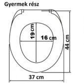 Kép 5/6 - Pingvines kombinált gyerek-felnőtt WC ülőke