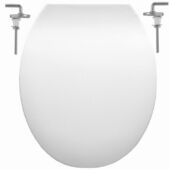 Kép 1/4 - WC ülőke fehér MDF