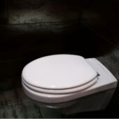 Kép 3/4 - WC ülőke fehér MDF