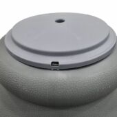 Kép 4/4 - Amfóra szürke műanyag 350 literes esővízgyűjtő