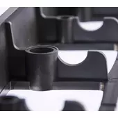 Kép 4/7 - Bradas hajlítható fekete műanyag ágyásszegély fekete, 100cm x 80mm