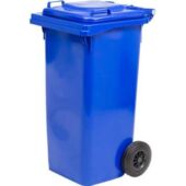 Kép 1/2 - Kék kerekes szemetes szelektív kuka 120 liter