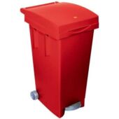 Kép 1/2 - Piros 80 Literes szelektív kuka
