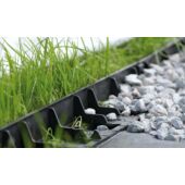 Kép 3/4 - Prosperplast gyepelválasztó szegély Border 0645, 4800x84x45 mm, fekete