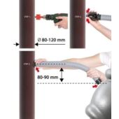 Kép 4/4 - Ereszcsatorna Vízgyűjtő Szett Esővízgyűjtőhöz