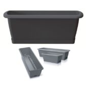 Kép 2/2 - Prosperplast balkonláda Respana Easycare, 593x190x140 mm, antracit