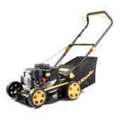Kép 2/3 - Riwall PRO RPM 4234 P nem önjáró benzinmotoros multifunkciós fűnyíró 2 az 1-ben