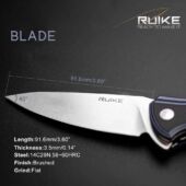 Kép 11/12 - Ruike Kés P105-Q Fekete-Kék