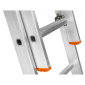 Kép 3/4 - STS alumínium kitolható kétágú létra 3x9 fokos (530cm)