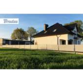 Kép 3/3 - Bradas Kerítéstakaró szalag 19 cm x 35 m, 450 g / m2, antracit