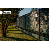 Kép 2/3 - Bradas Kerítéstakaró szalag 19 cm x 35 m, 450 g / m2, antracit