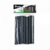 Kép 2/2 - Rögzítő kapcsok Bradas kerítéstakaró szalaghoz szürke, 19 cm, 20 db/csomag