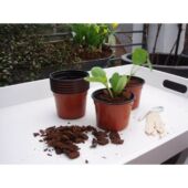 Kép 2/2 - Nature műanyag cserép - 7 x 9,5cm, 8db-os szett