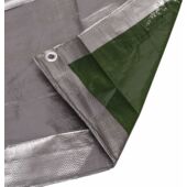 Kép 3/10 - vízálló ezüst színű takaróponyva 120 g