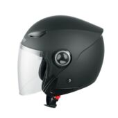 Kép 2/2 - Helmet66 FG101 matt fekete nyitott bukósisak, S, 55/56 cm