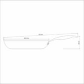 Kép 3/4 - Tramontina trento öntöttvas serpenyő, ø 30 cm - 3 l