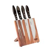 Kép 1/1 - Tramontina churrasco polywood késkészlet mágneses tartóban 5 db