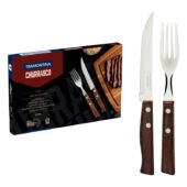 Kép 2/4 - Tramontina tradicional steak-/pizza evőeszközkészlet, 12 részes