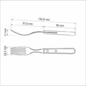 Kép 2/2 - Tramontina dynamic asztali villa