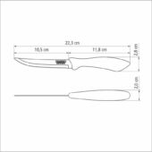 Kép 3/4 - Tramontina affilata konyhai fűrészkés (11 cm)