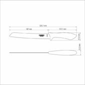 Kép 3/4 - Tramontina affilata kenyérvágó kés (20 cm)
