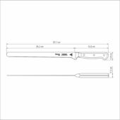 Kép 3/4 - Tramontina century sonka szeletelő, 25 cm