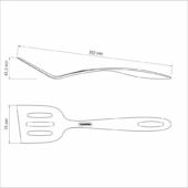 Kép 4/5 - Tramontina ability black nylon spatula