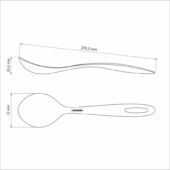 Kép 4/5 - Tramontina ability black nylon tálalókanál