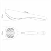 Kép 4/5 - Tramontina ability black nylon szűrőkanál