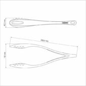 Kép 4/5 - Tramontina ability black nylon ételfogó