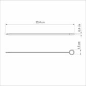 Kép 4/4 - Tramontina churrasco nyárs, 6 db, 20 cm