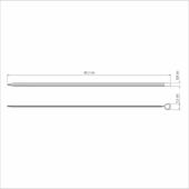 Kép 3/3 - Tramontina churrasco nyárs, 6 db, 40 cm