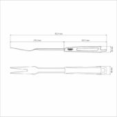 Kép 4/4 - Tramontina churrasco black sültes villa, 42 cm