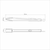 Kép 4/4 - Tramontina churrasco black grillfogó, 45,5 cm