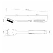 Kép 5/5 - Tramontina churrasco black grillkefe, 40 cm
