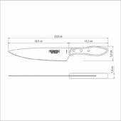 Kép 3/3 - Tramontina churrasco séf kés (20cm)