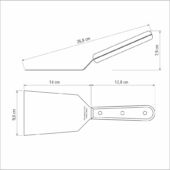 Kép 3/4 - Tramontina landhaus bbq spatula, 26,5 x 9 cm