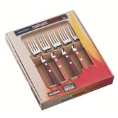 Kép 1/3 - Tramontina jumbo steak villa, 6-db - piros *