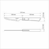 Kép 4/4 - Tramontina steak/pizzakés "spanish style" (6 db)