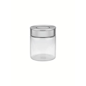 Kép 1/5 - Tramontina purezza üveg tárolóedény, rozsdamentes fedővel, ø 10 x ma 14 cm - 0,7 l
