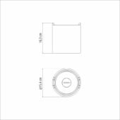 Kép 4/4 - Tramontina cucina rozsdamentes acéltartály, műanyag fedéllel, ø 15 cm - 2,3 l