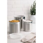Kép 3/4 - Tramontina cucina rozsdamentes acéltartály, műanyag fedéllel, ø 15 cm - 2,3 l